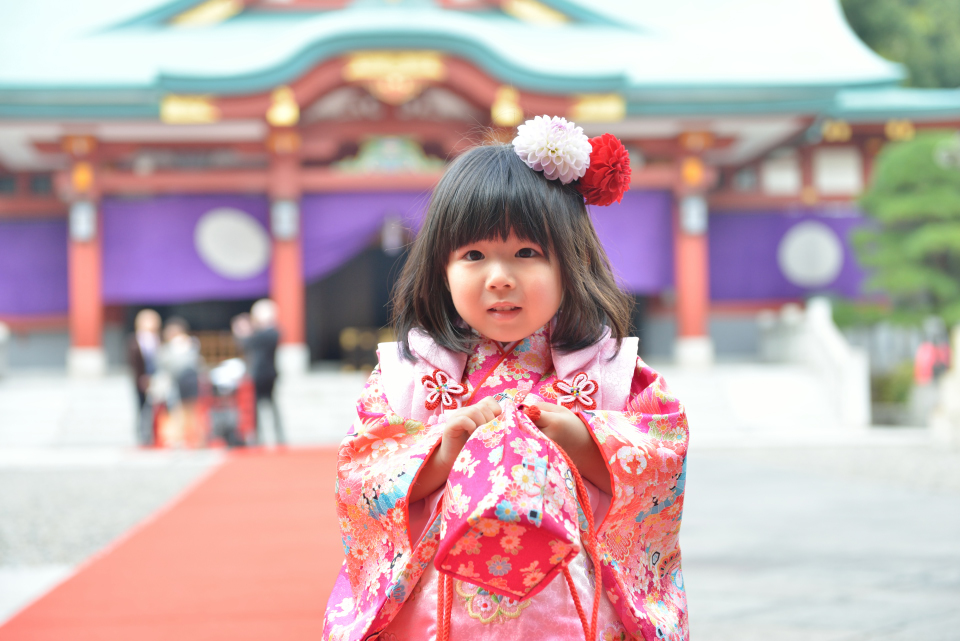 赤坂日枝神社 おすすめ撮影スポット 千葉県松戸市の出張撮影キュートワン お宮参り 七五三などカメラマン出張撮影に